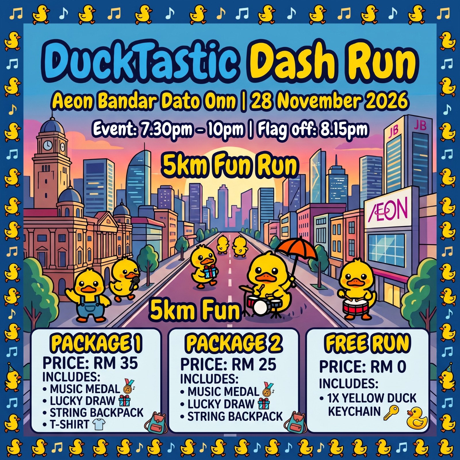 DuckTastic Dash Run event artwork